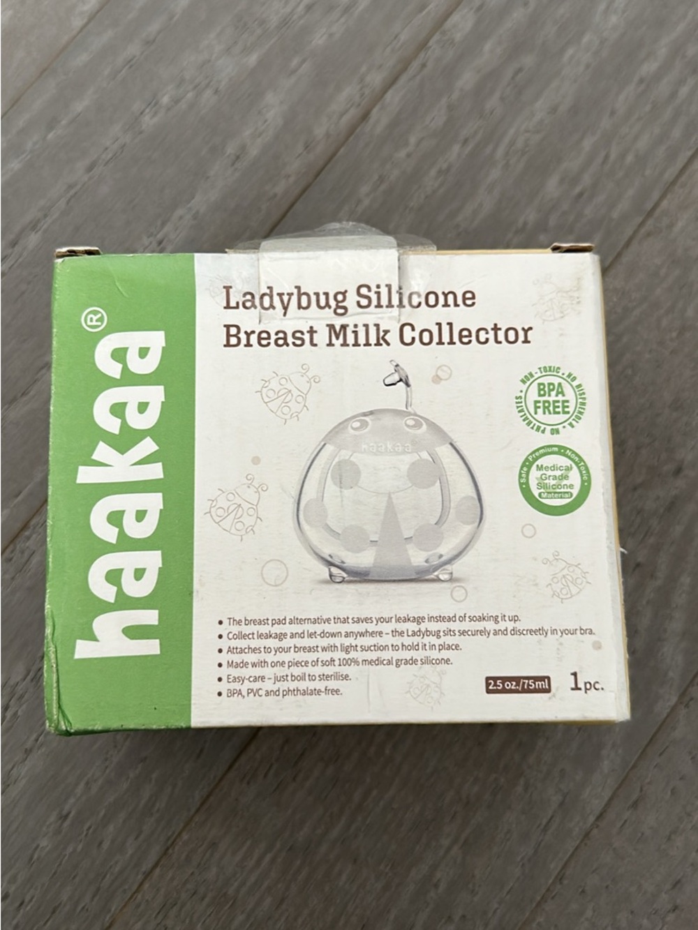 haakaa Ladybug Silicone Breast Milk Collector - 1 piece